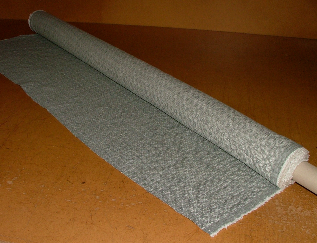 Mark Alexander Romo Fabric Linen SHAKER WINTER BLUE Upholstery Cushion  5 Metres1