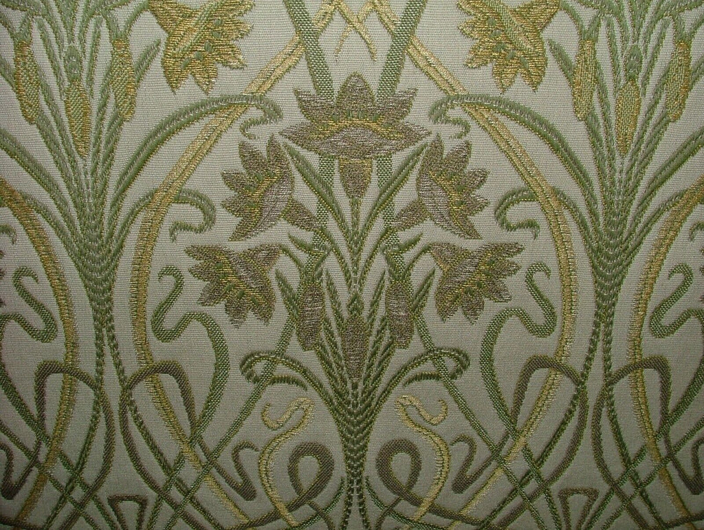 1.9 Metres Art Nouveau Tiffany Sand Thick Jacquard Curtain Upholstery Cushion