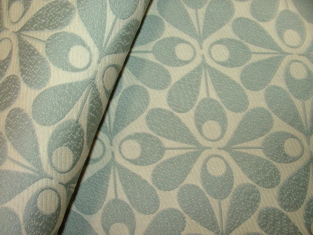 10 Metres Orla Kiely Woven Acorn Cup Blue Jacquard Curtain Upholstery Fabric8