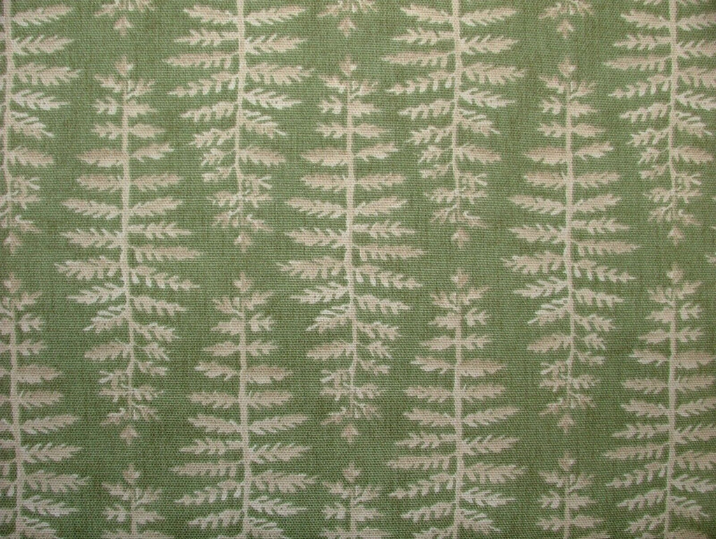 3.1 Metres iLiv Fernia Fern Green Woven Cotton Fabric Cushion Curtain Upholstery