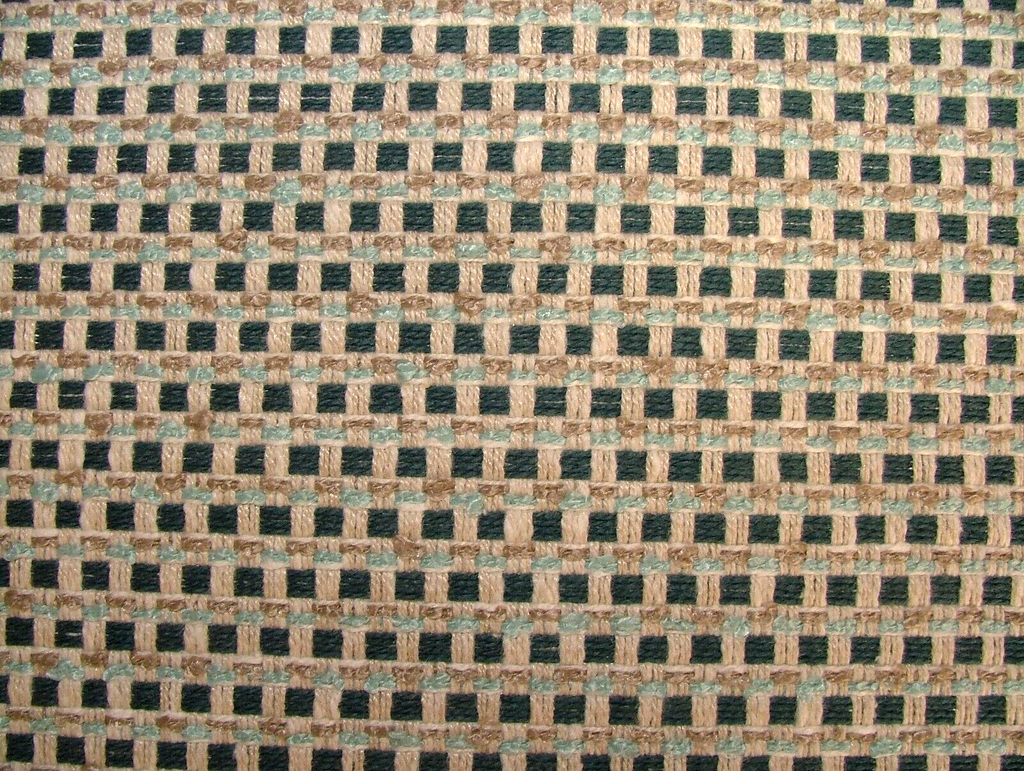 2.7 Metres iLiv Kensal Petrol Textured Woven Fabric Cushion Curtain Upholstery