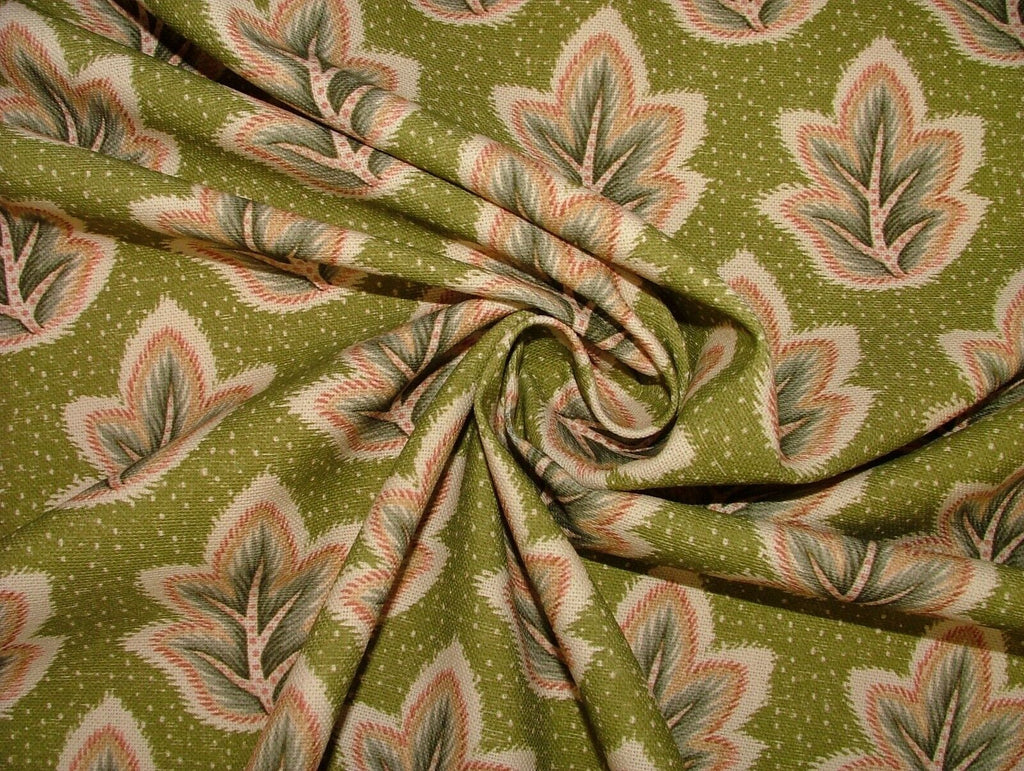 Foliage Fall Leaf 100% Cotton Fabric Curtain Cushion Upholstery Blinds Craft Use