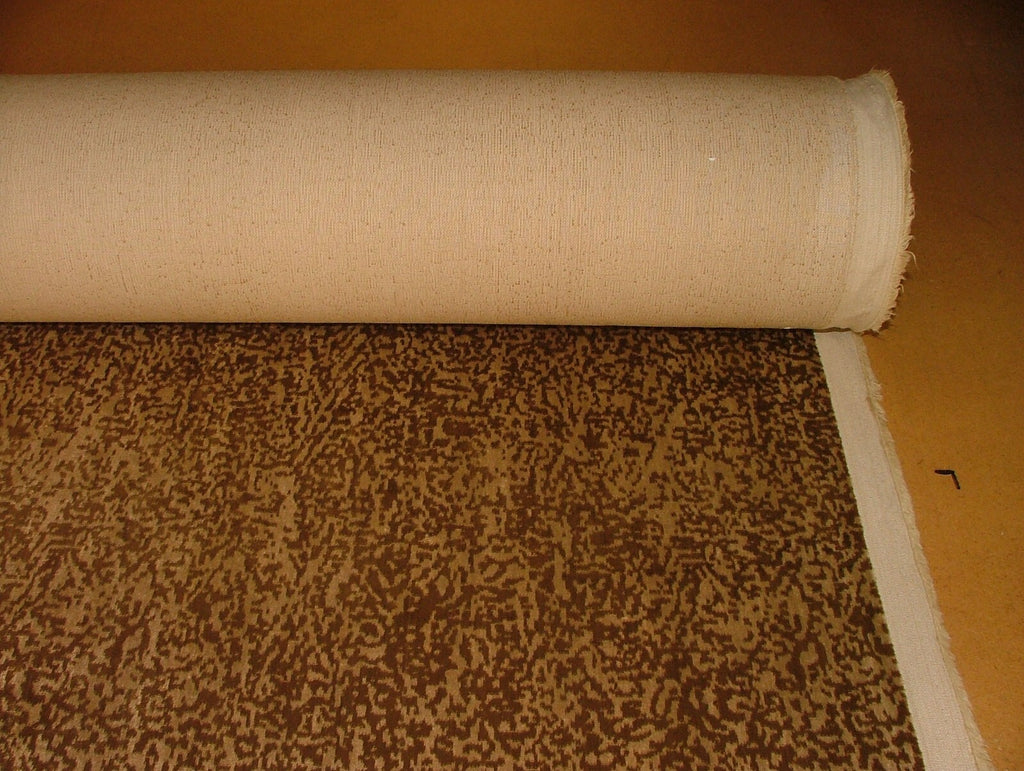 Curtain Fabric Plush Velvet  Lynx Gold Upholstery Cushion 15 Metre Roll5