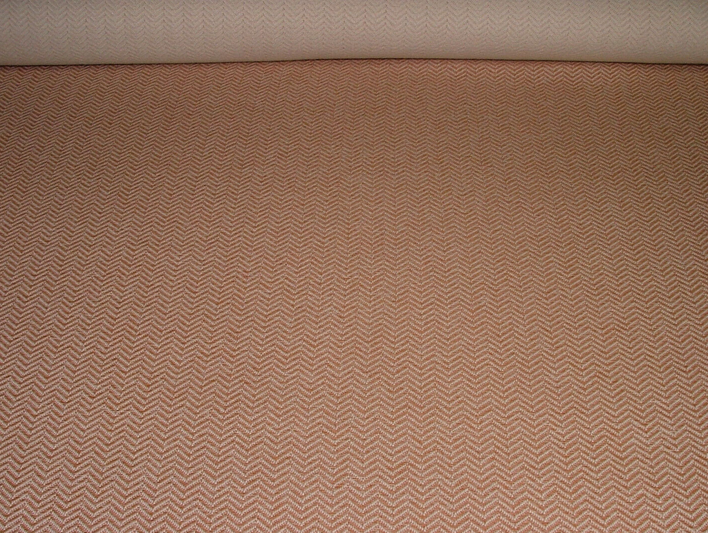 2.1 Metres iLiv Conway Coral Herringbone Fabric Upholstery Cushion Curtain6