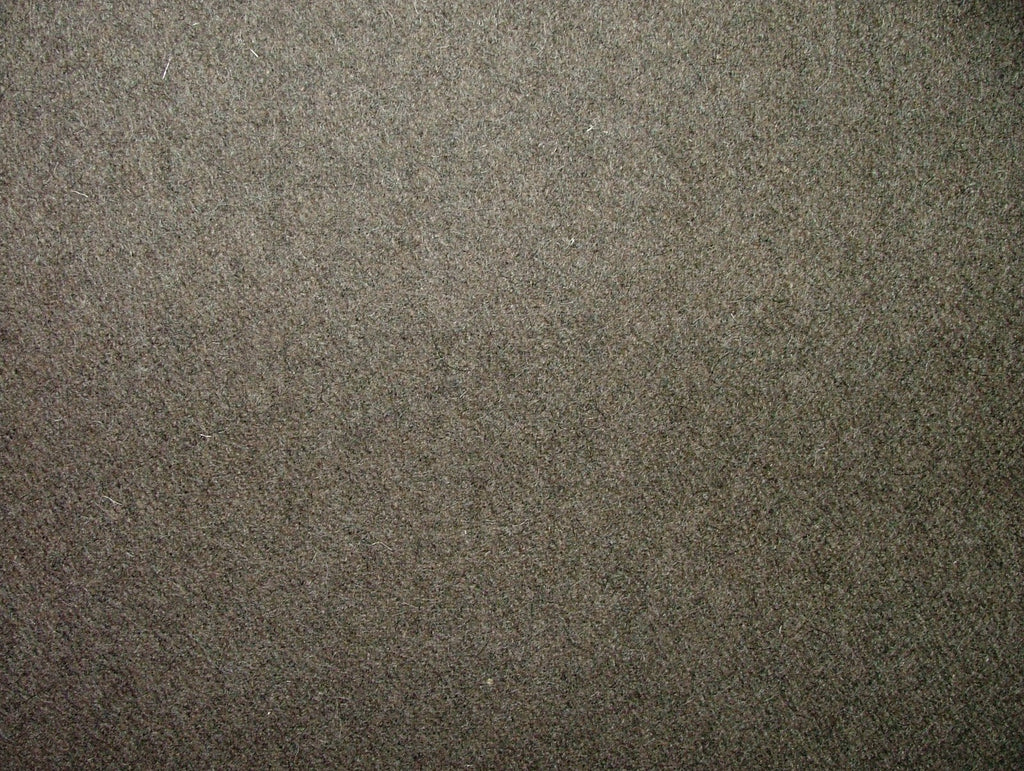 100% Wool Upholstery Fabric Romo Coffee Brown Flame Retardant - 6.2  Metre Roll0