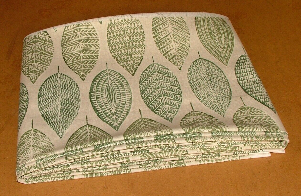 3.2 Metres iLiv Malabar Sage Woven Cotton Fabric Cushion Curtain Upholstery