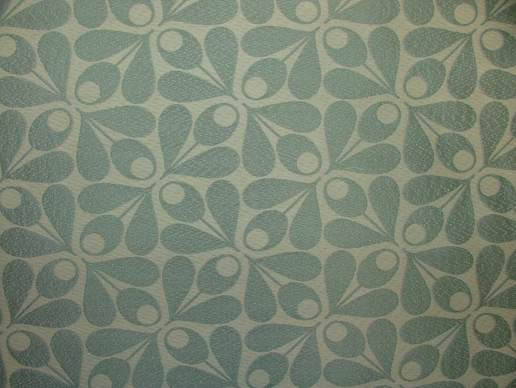 10 Metres Orla Kiely Woven Acorn Cup Blue Jacquard Curtain Upholstery Fabric1