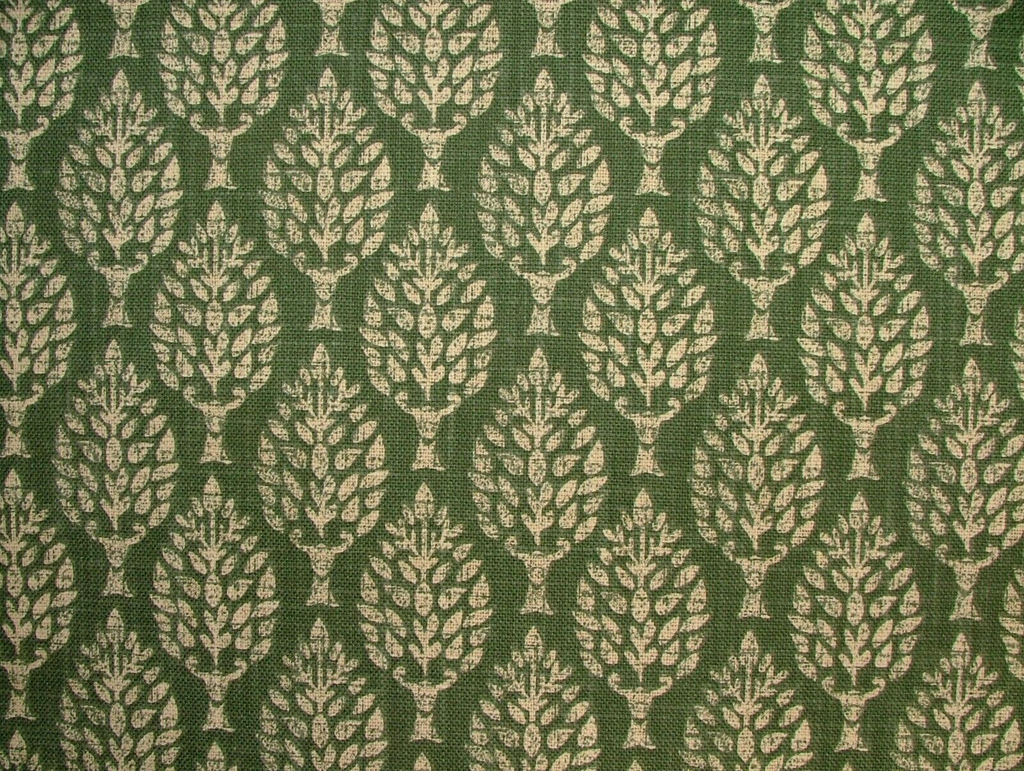 1.8 Metres iLiv Kemble Spruce Green Cotton Fabric Cushion Curtain Upholstery