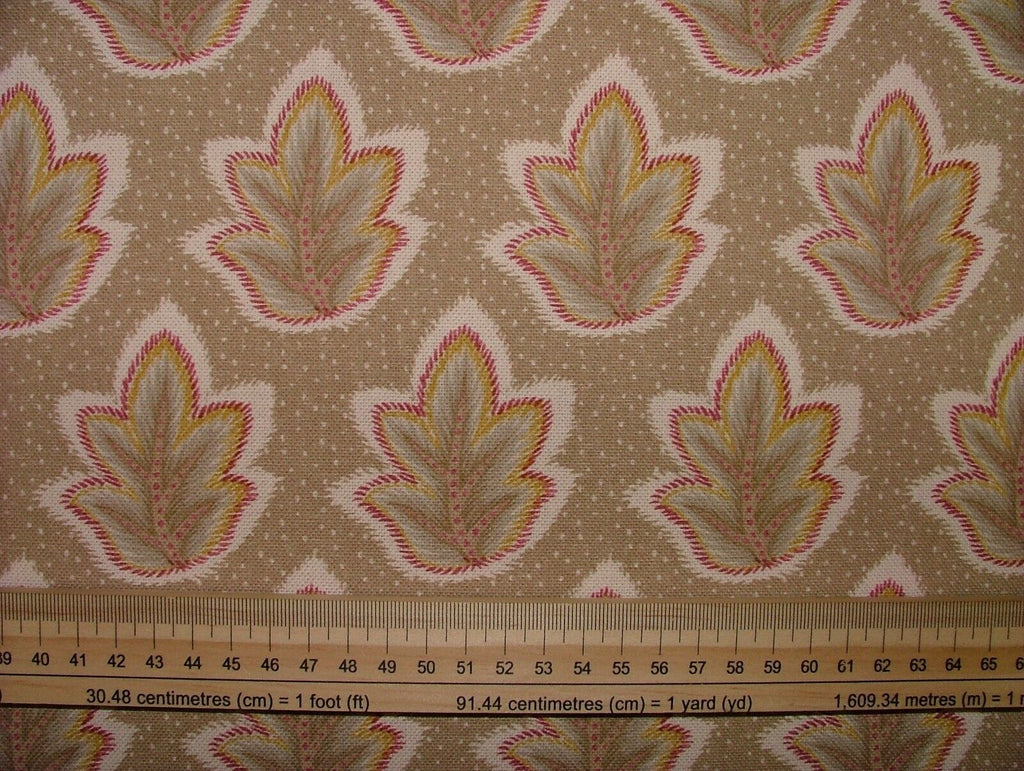 Foliage Fall Leaf 100% Cotton Fabric Curtain Cushion Upholstery Blinds Craft Use