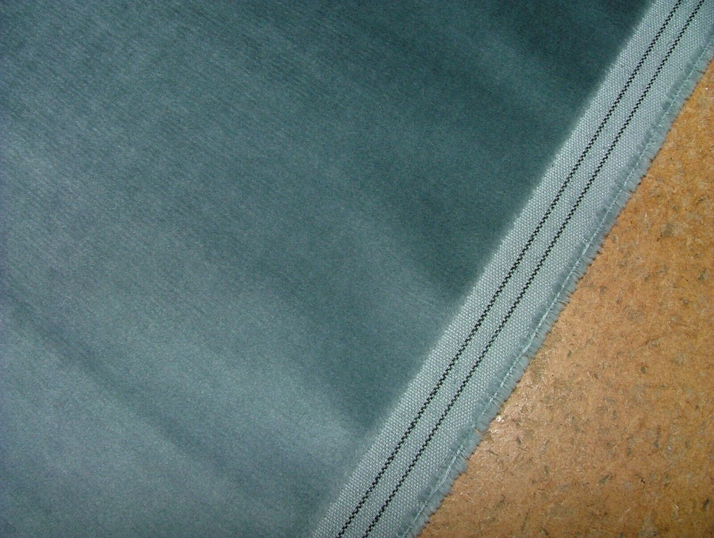 5.7 Metre Romo Typhoon Blue Velvet Fabric Curtain Upholstery Cushion RRP £940.50