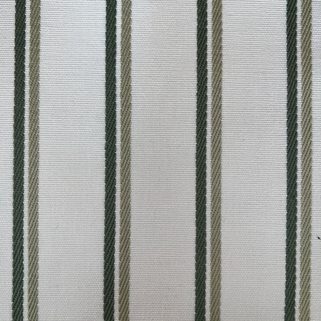 iLiv Woven Curtain Fabric 2.2 Metre Keene Olive Stripe Upholstery Cushion6