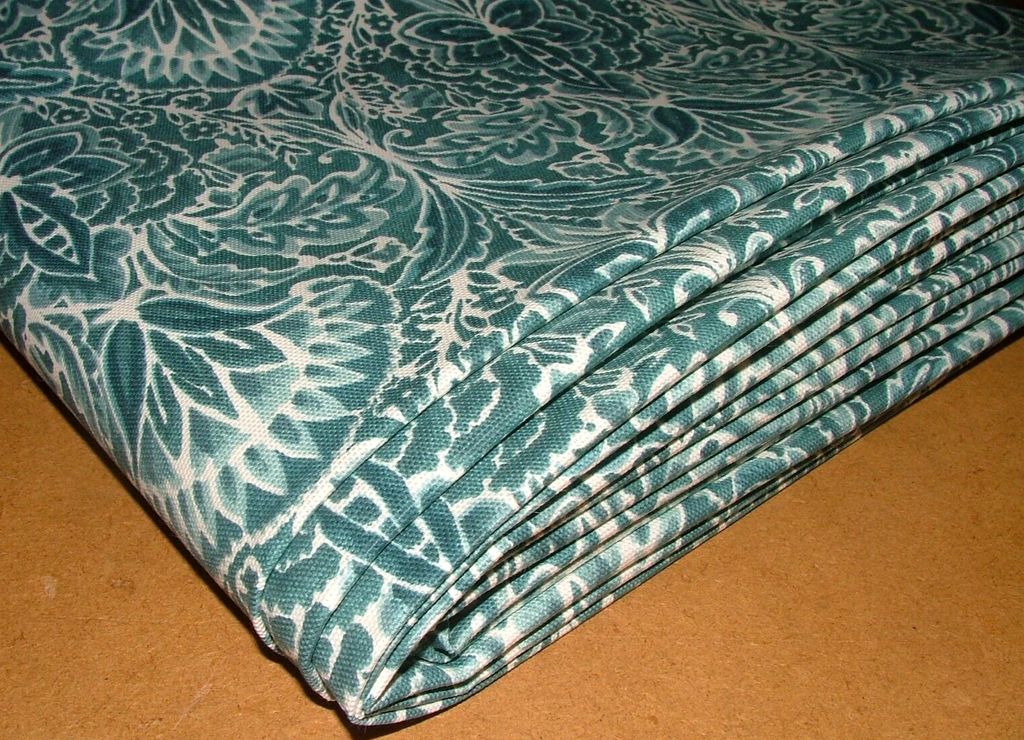 5.6 Metre iLiv Rhapsody Seafoam 100% Cotton Fabric Cushion Curtain Upholstery