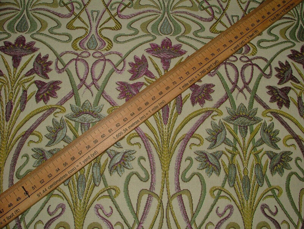 10 Metres Art Nouveau Mulberry Thick Designer Jacquard Curtain Upholstery Fabric