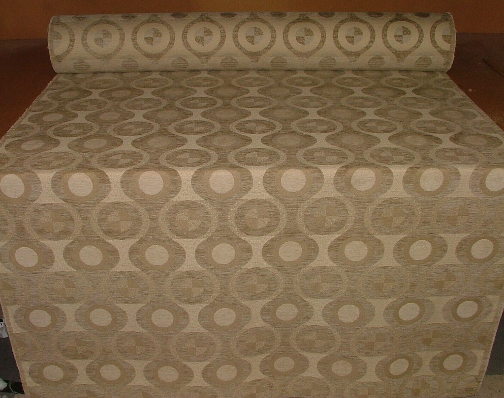 21 Metres Geometric Plush Chenille Fabric Curtain Upholstery Cushion RRP £945.00