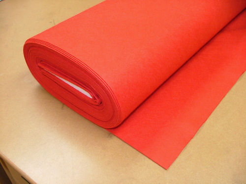 2 Yard - 72" x 36" Red Baize / Felt Craft Fabric Card Poker Bridge Playing Table