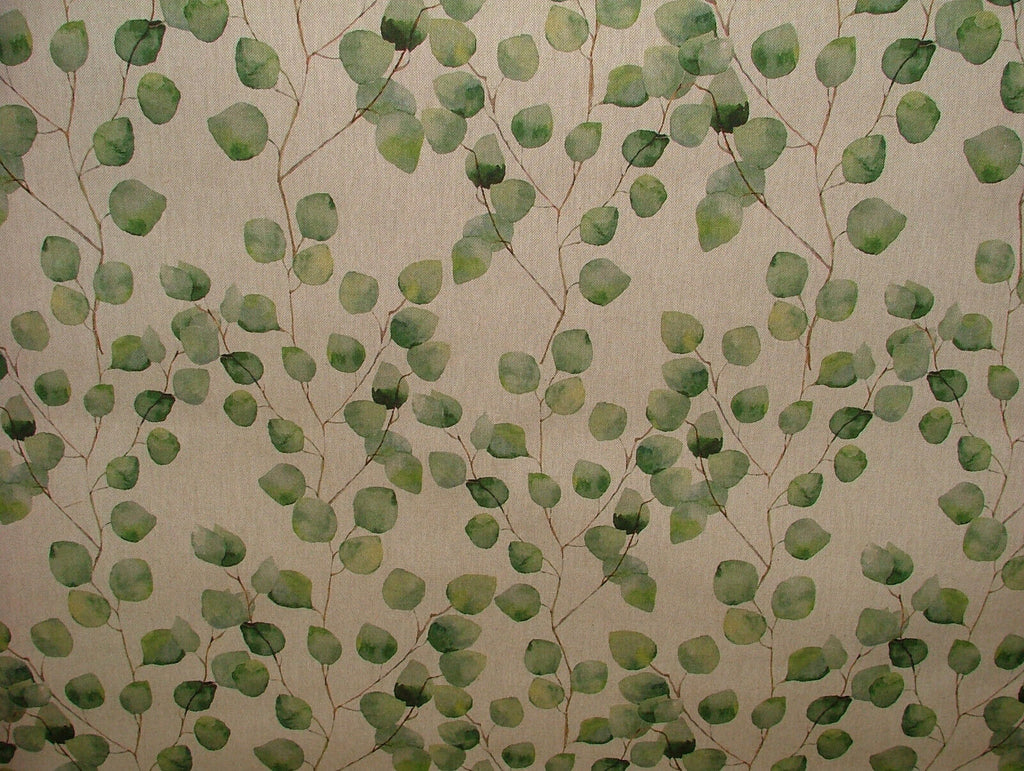 Eucalyptus Tree Leaf Linen Cotton Fabric Curtain Cushion Upholstery Craft Blind