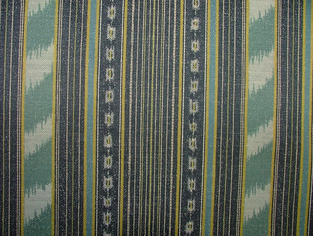 2.9 Metres Lumiere Delft Stripe Woven Curtain Upholstery Cushion Fabric