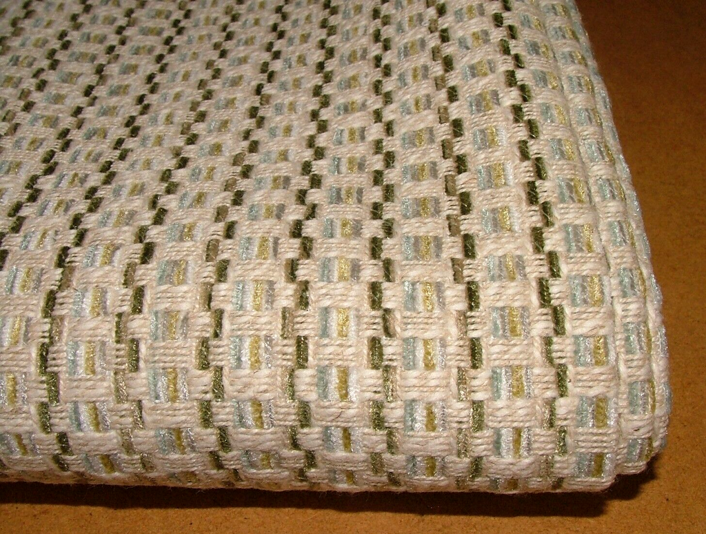 3.1 Metres iLiv Alvana Menta Textured Woven Fabric Cushion Curtain Upholstery