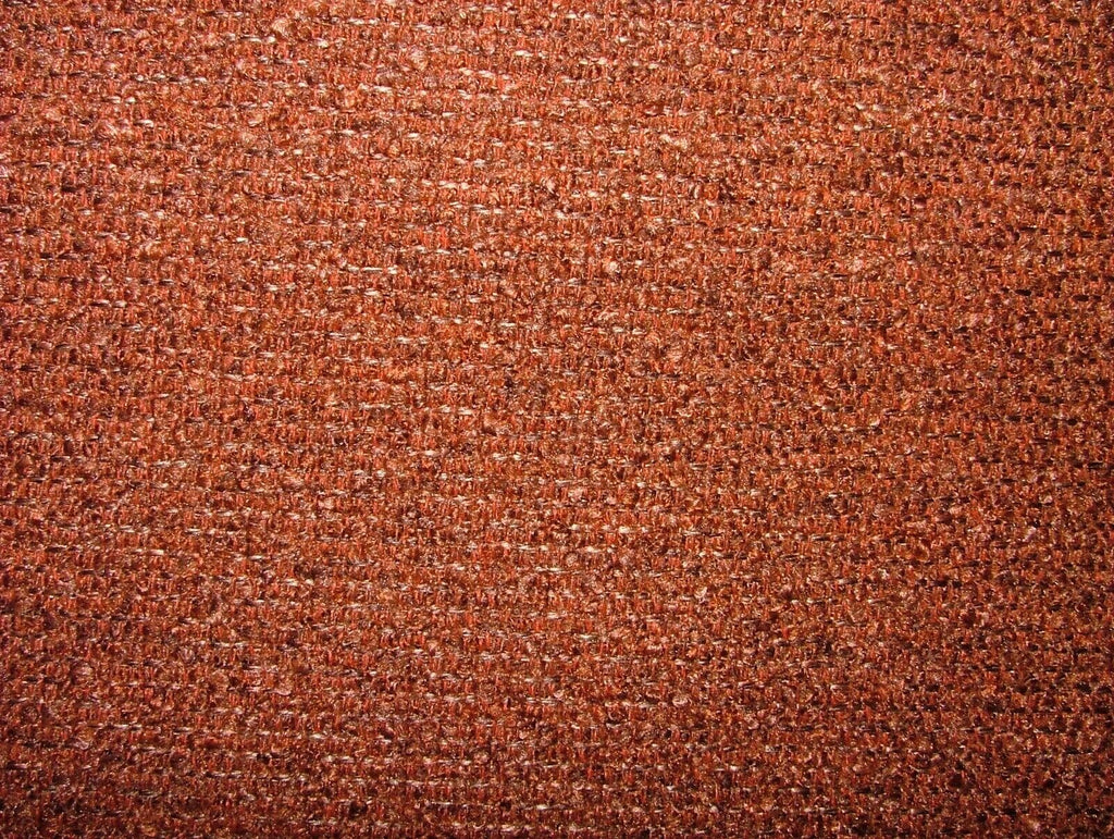 3.7 Metres iLiv Burnt Paprika Boucle Flame Retardant Fabric Upholstery Cushion