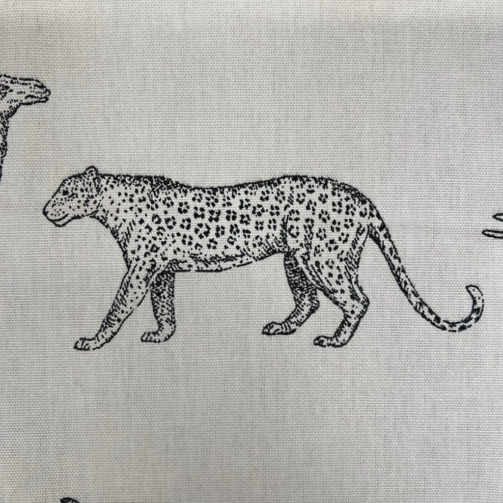 3.2m iLiv Prairie Animals Anthracite Cotton Fabric Cushion Curtain Upholstery5