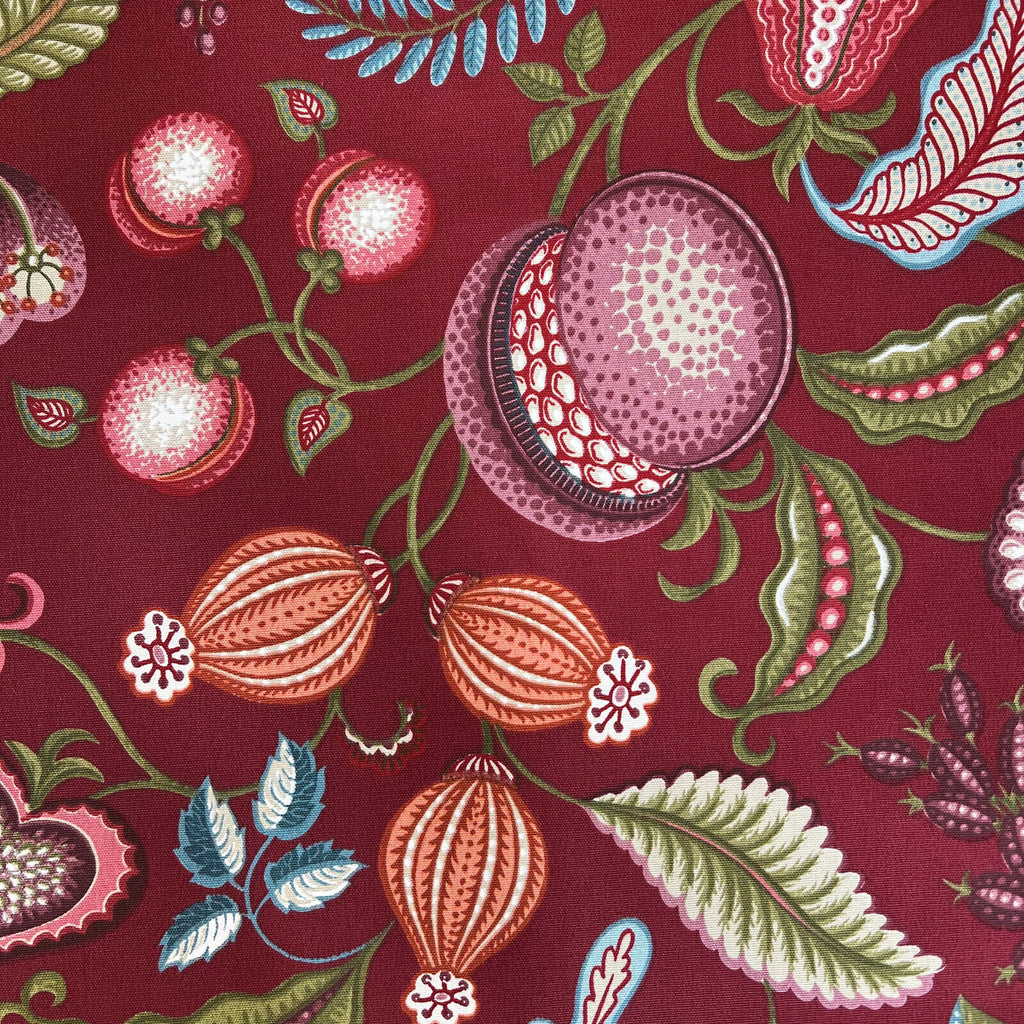 3.7 Metres iLiv Harvest Ruby 100% Cotton Fabric Curtain Roman Blinds Upholstery