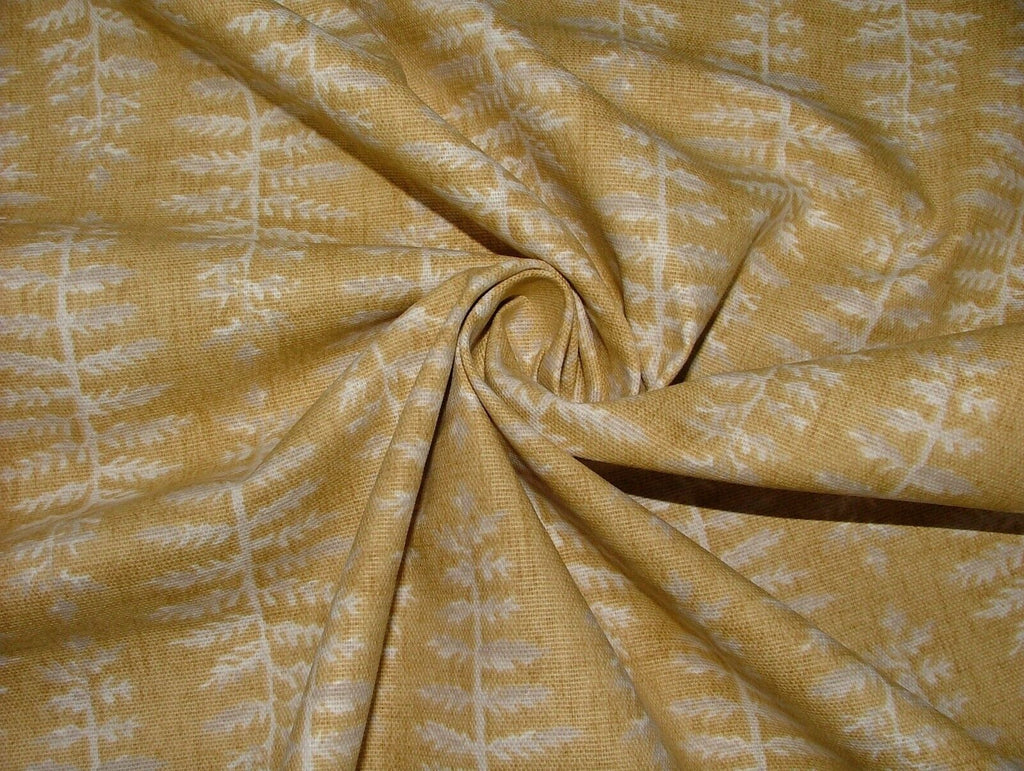 4.8 Metres iLiv Fernia Mustard Woven Cotton Fabric Cushion Curtain Upholstery