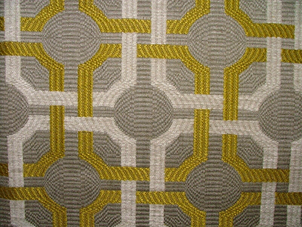 59cms Romo Orton Wasabi Geometric Weave Fabric Upholstery RRP £66.08