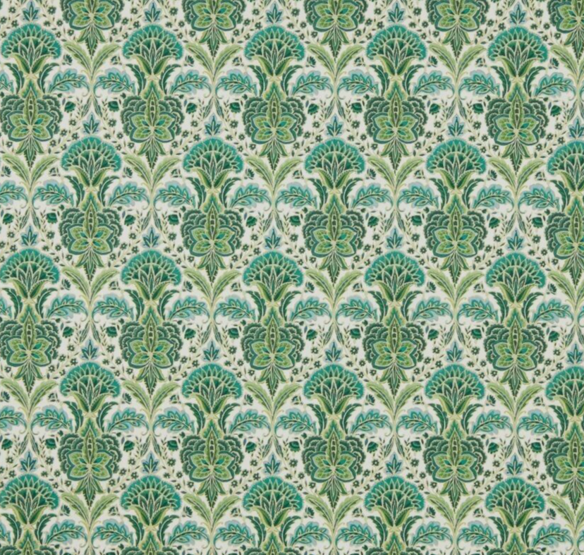 2.2 Metre iLiv Rhapsody Absinthe 100% Cotton Fabric Cushion Curtain Upholstery