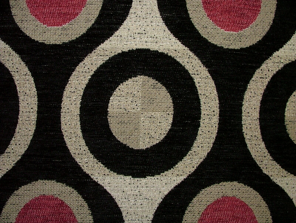 15 Metres Geometric Plush Chenille Fabric Curtain Upholstery Cushion RRP £675.00