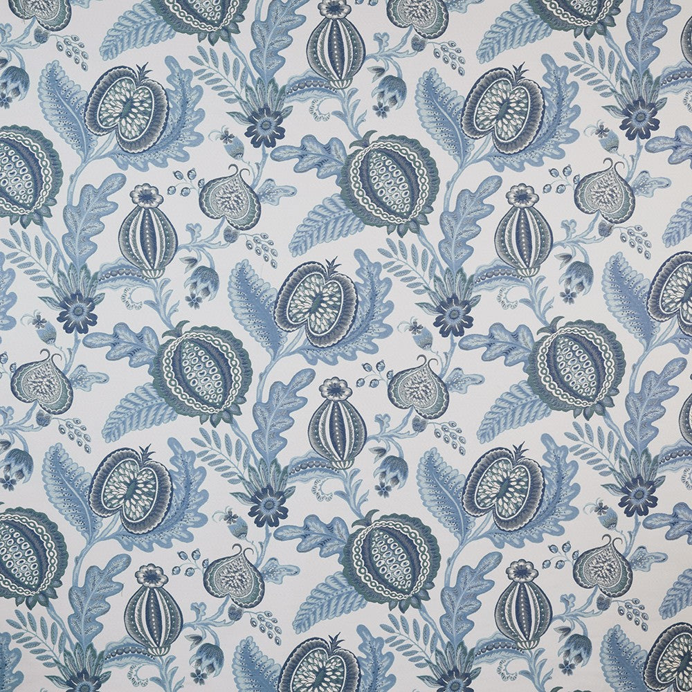 iLiv Woven Jacquard Fabric 1.4 Metre Winter Pod Delft Curtain Upholstery Cushion0