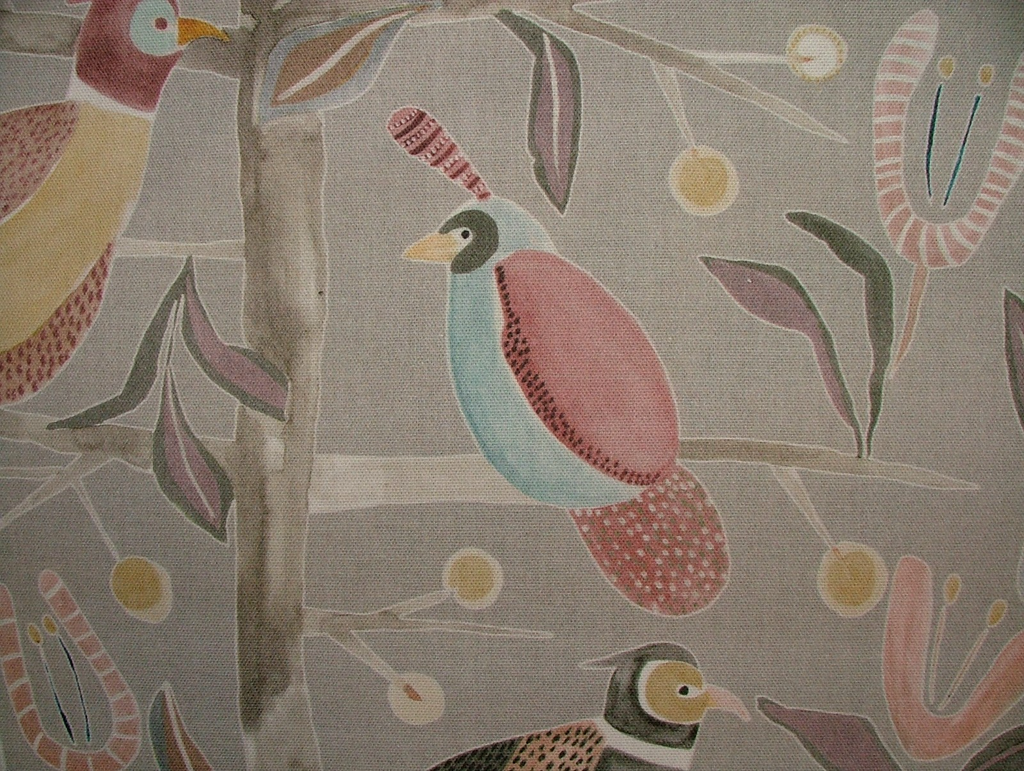 Voyage Maison Cotton Fabric Upholstery Cushion Curtain LOSSIE GRANITE  15 Metres4