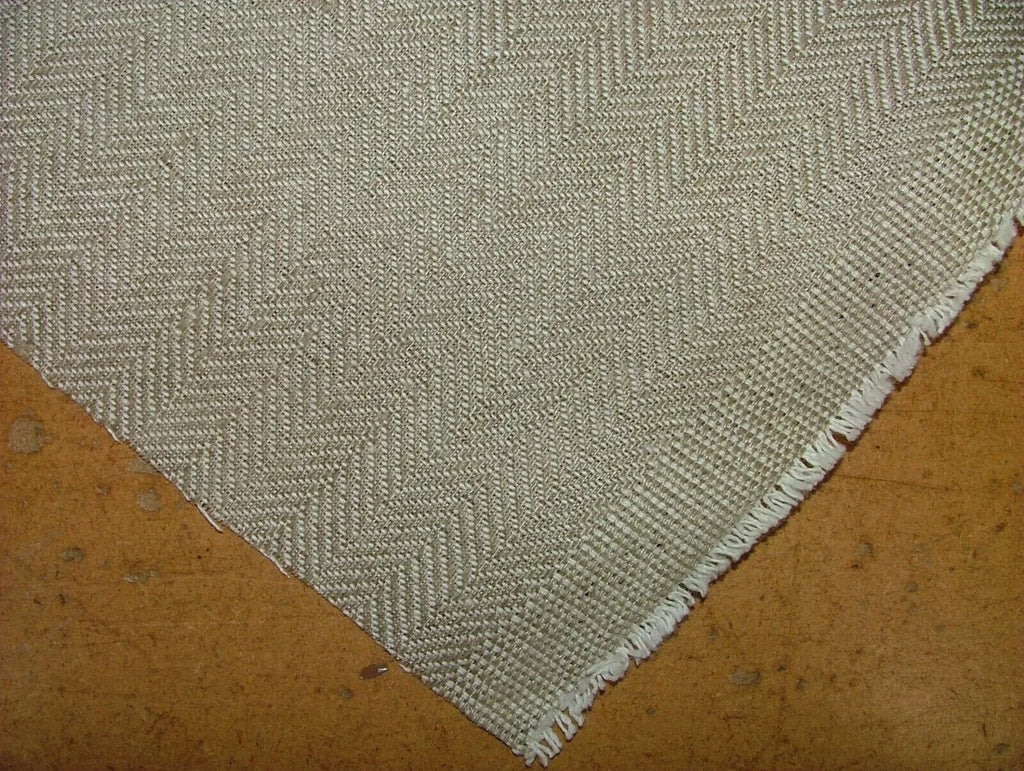 11 Metres Herringbone Stucco Linen And Cotton Curtain Romo Fabric RRP £324.50