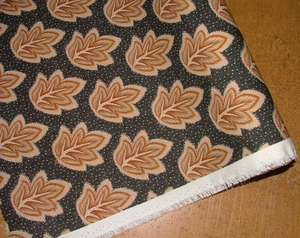 Foliage Fall Leaf 100% Cotton Fabric Curtain Cushion Upholstery Blinds Craft Use