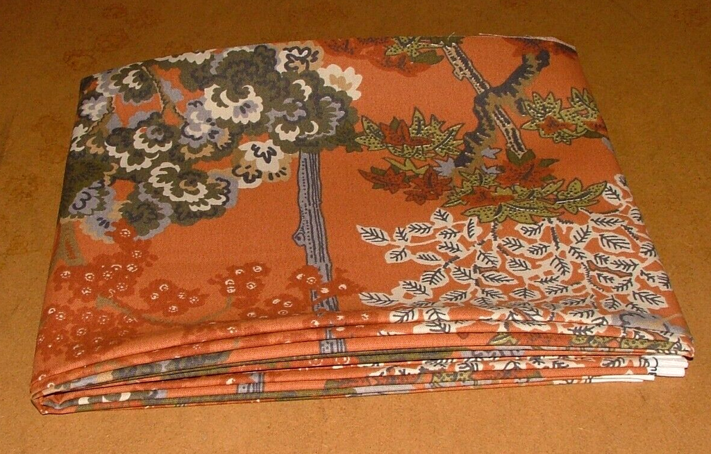 2 Metres iLiv Avar Koi Woven Cotton Fabric Cushion Curtain Upholstery