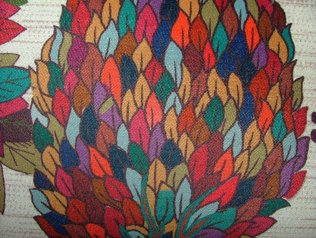 Foliage Fall Tree  Mulberry Velvet Designer Fabric Curtain Upholstery Cushion