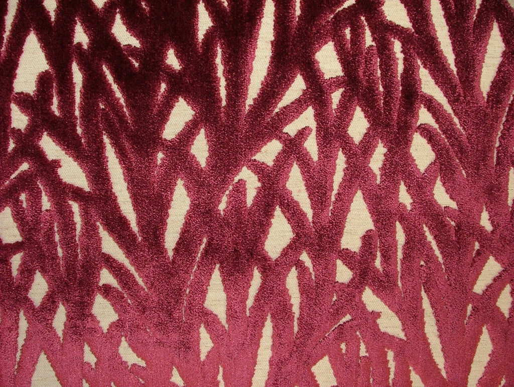 Arboretum Elderberry Thick Plush Velvet Curtain Upholstery Cushion Fabric