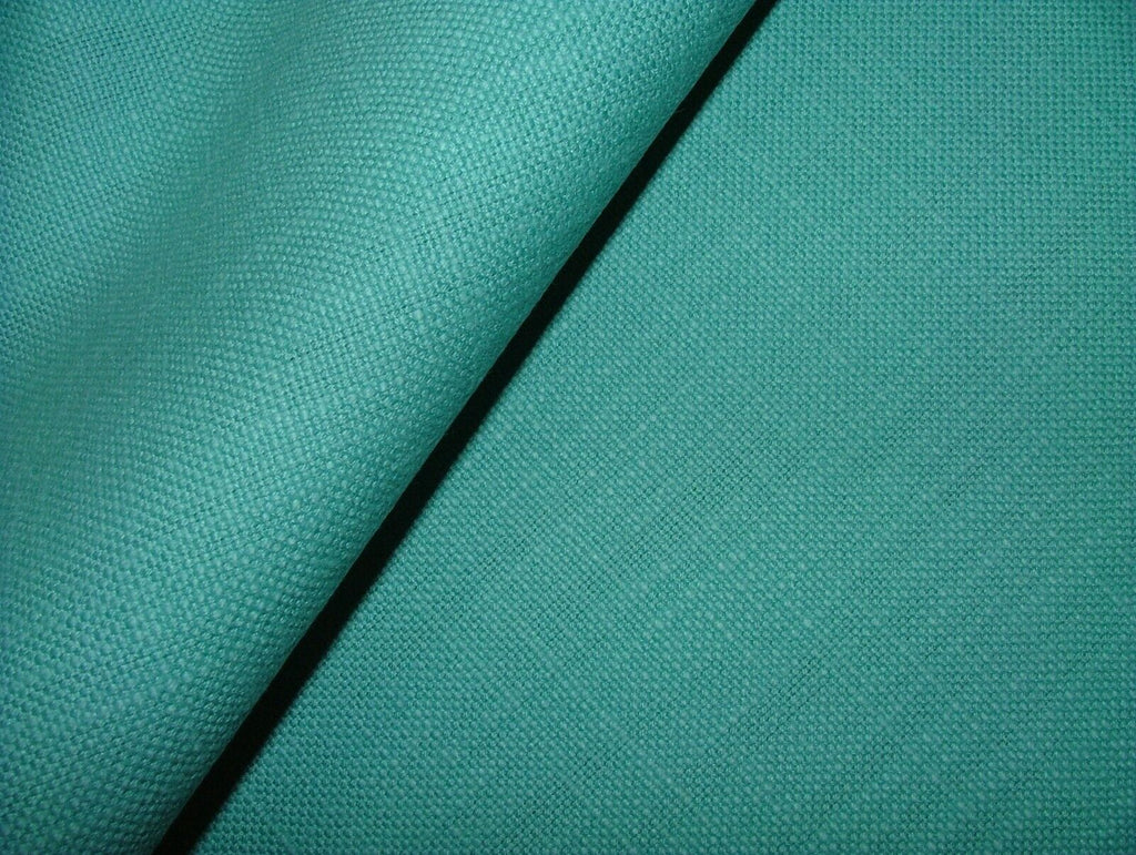 19 Metre Turquoise Cotton Jacquard Fabric Curtain Cushion Upholstery RRP £532.00