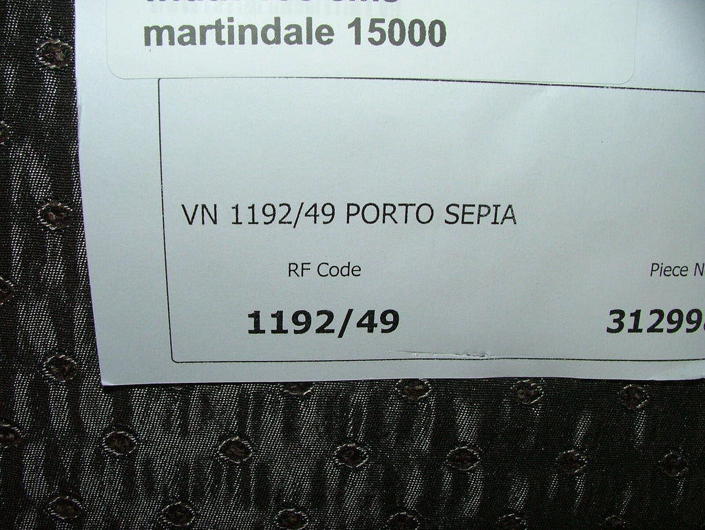 Romo Curtain Upholstery Fabric Porto Sepia Jacquard Cushion 13.2 Metres14