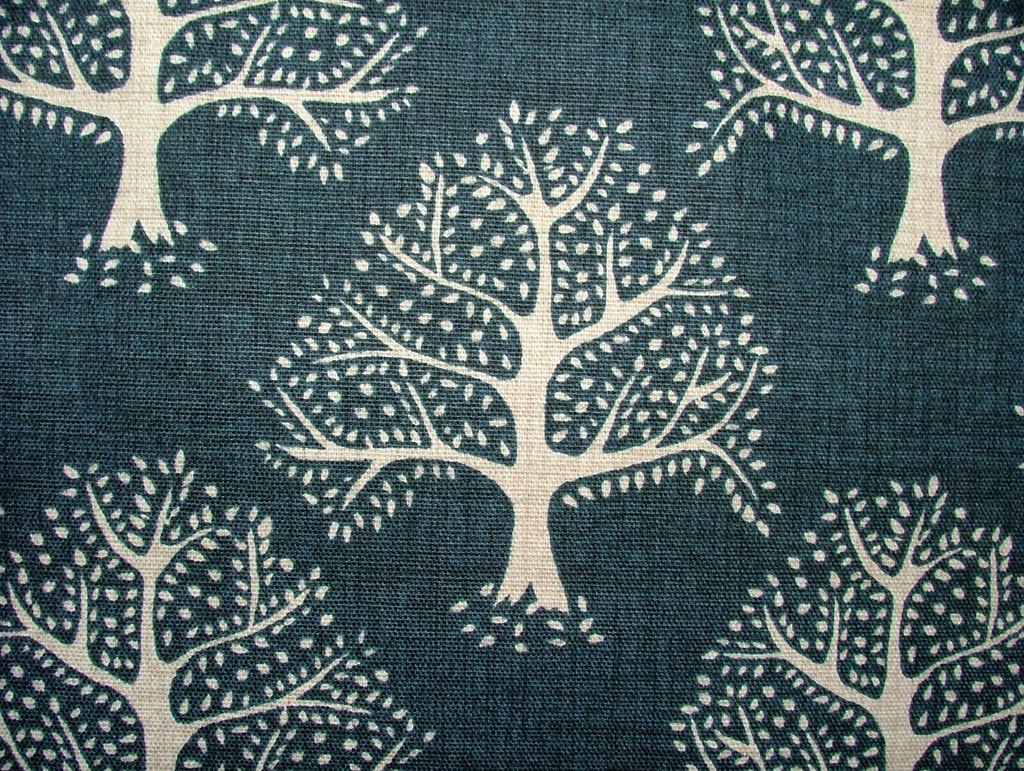 3.6 Metres iLiv Great Oak Tree Midnight Curtain Upholstery Cushion Blind Fabric