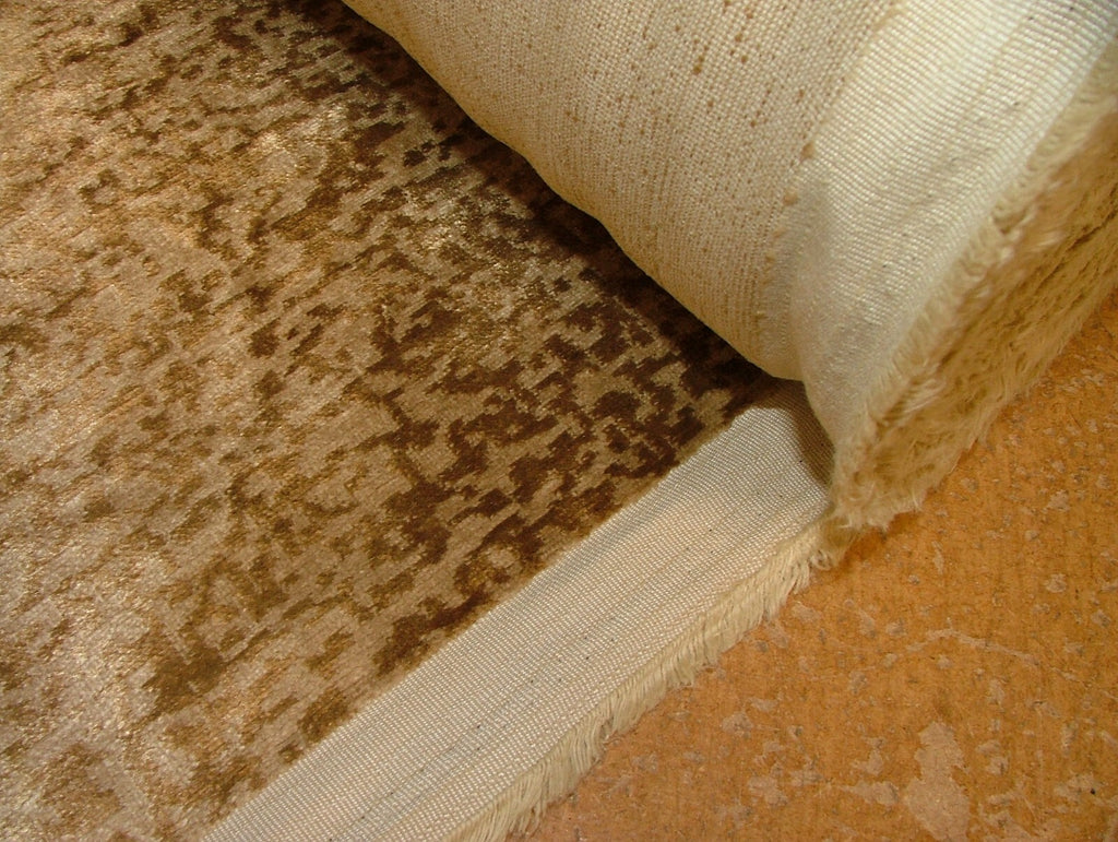 Curtain Fabric Plush Velvet  Lynx Gold Upholstery Cushion 15 Metre Roll2