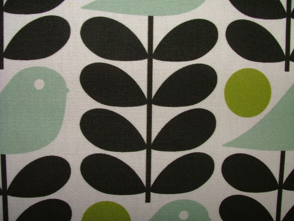 Orla Kiely Early Bird Granite Curtain Upholstery Cushion Bag Making Fabric