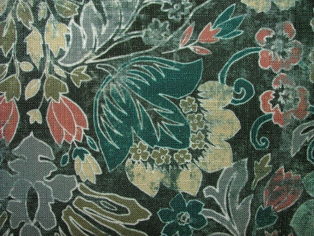 Cromford Jade Digitally Printed Fabric Curtain Upholstery Cushion Headboards