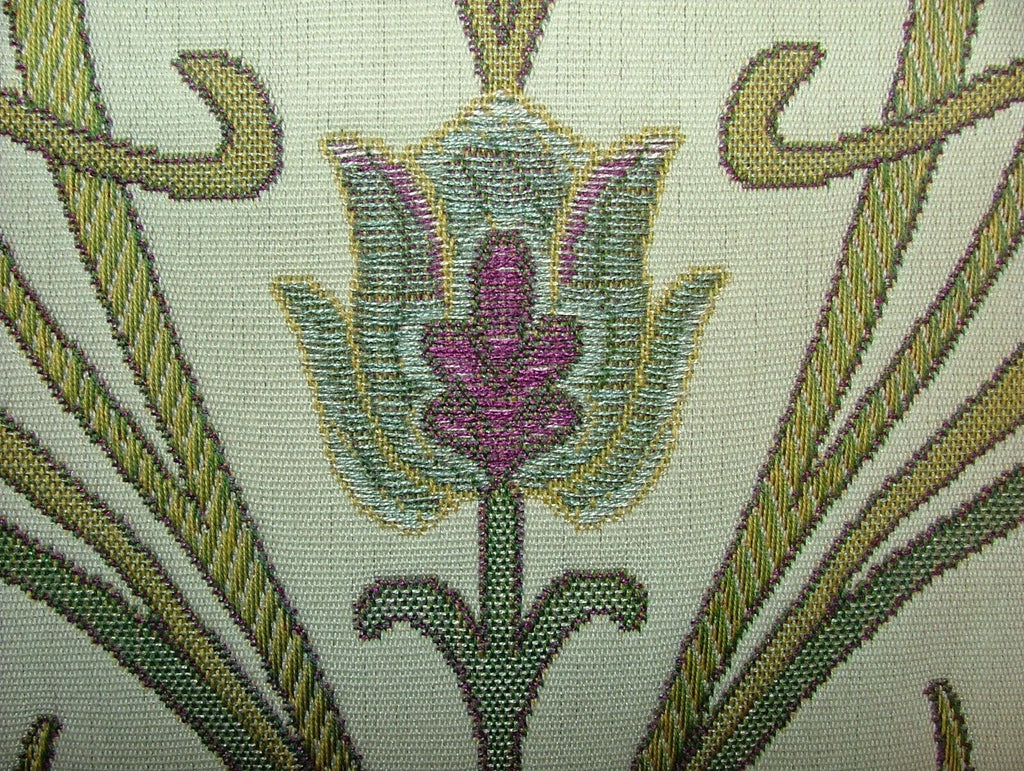 Art Nouveau Pugin Mulberry Woven Jacquard Curtain Upholstery Cushion Fabric