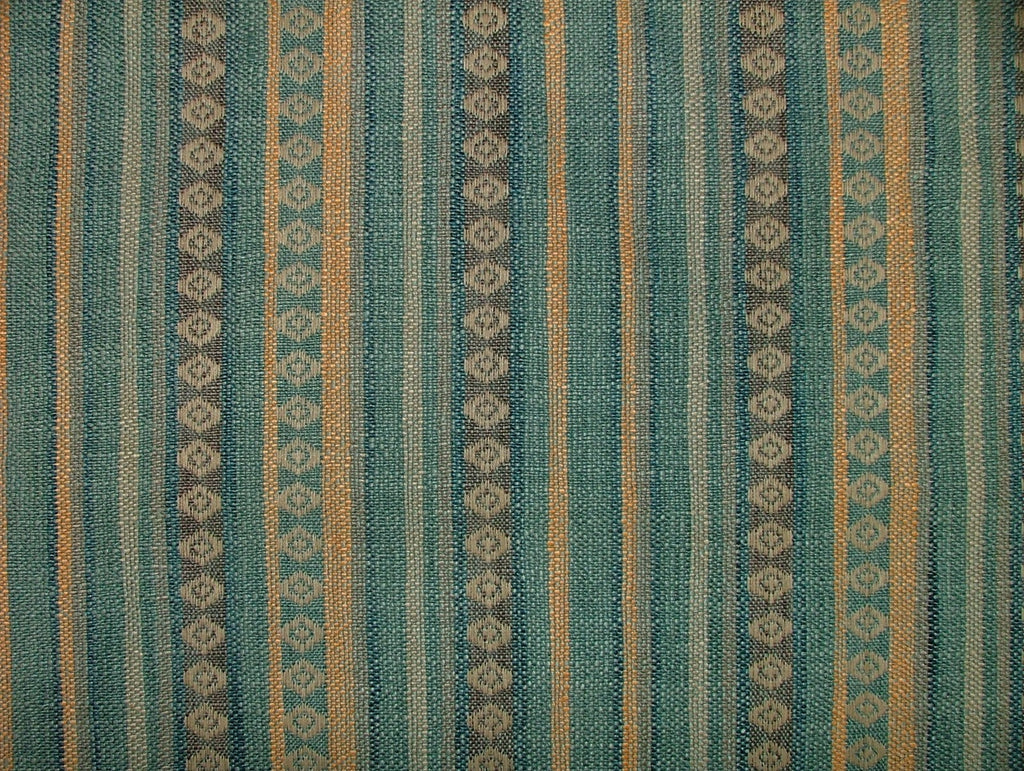 1 Metre iLiv Nalanda Teal Woven Jacquard Curtain Upholstery Cushion Fabric2