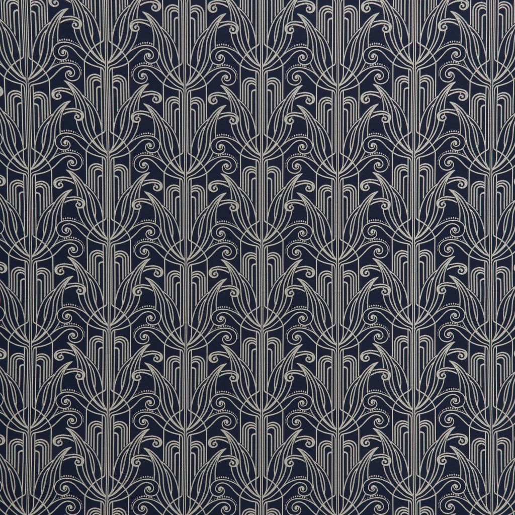 2.1m ILIV Arcadia Blaupause Gewebt Jacquard Stoff Vorhang Polster Kissen1