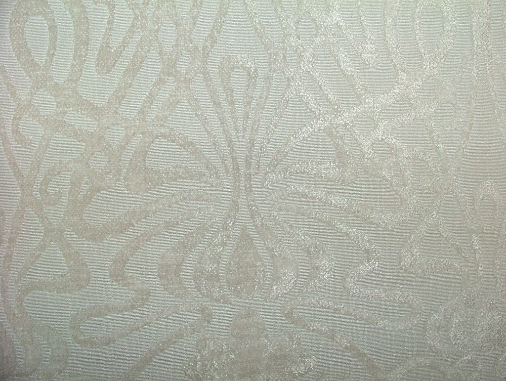 Art Nouveau Ivory Thick Chenille Fabric Curtain Upholstery Cushion Roman Blinds