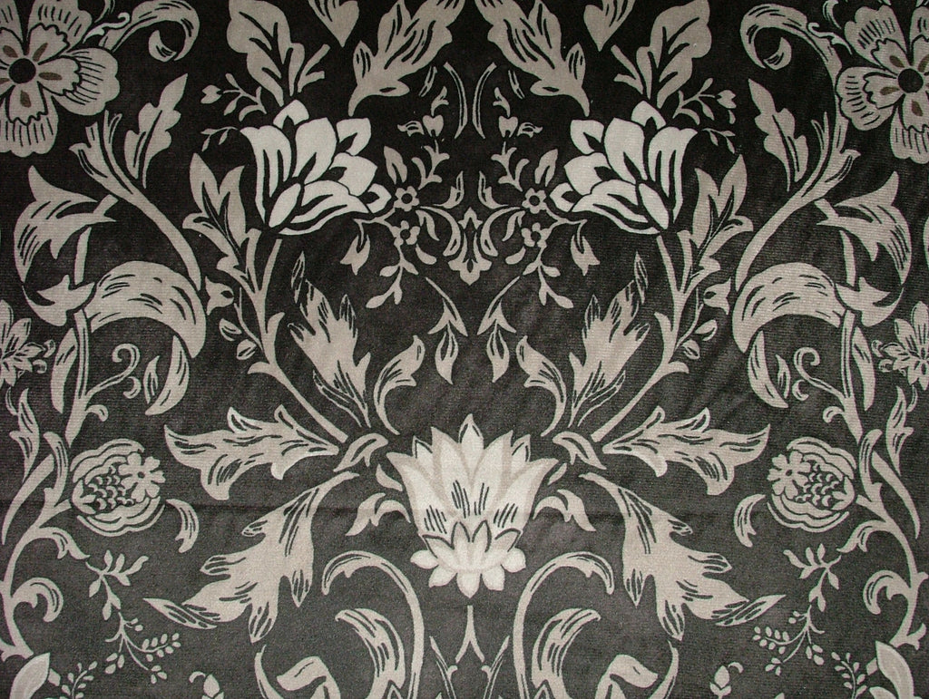 2 Metri ILIV Barocco Lava Morbido Velluto Tessuto Tenda Fodera Cuscino Cieco2