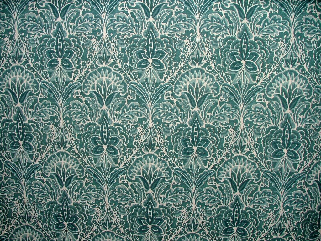 5.6 Metre iLiv Rhapsody Seafoam 100% Cotton Fabric Cushion Curtain Upholstery