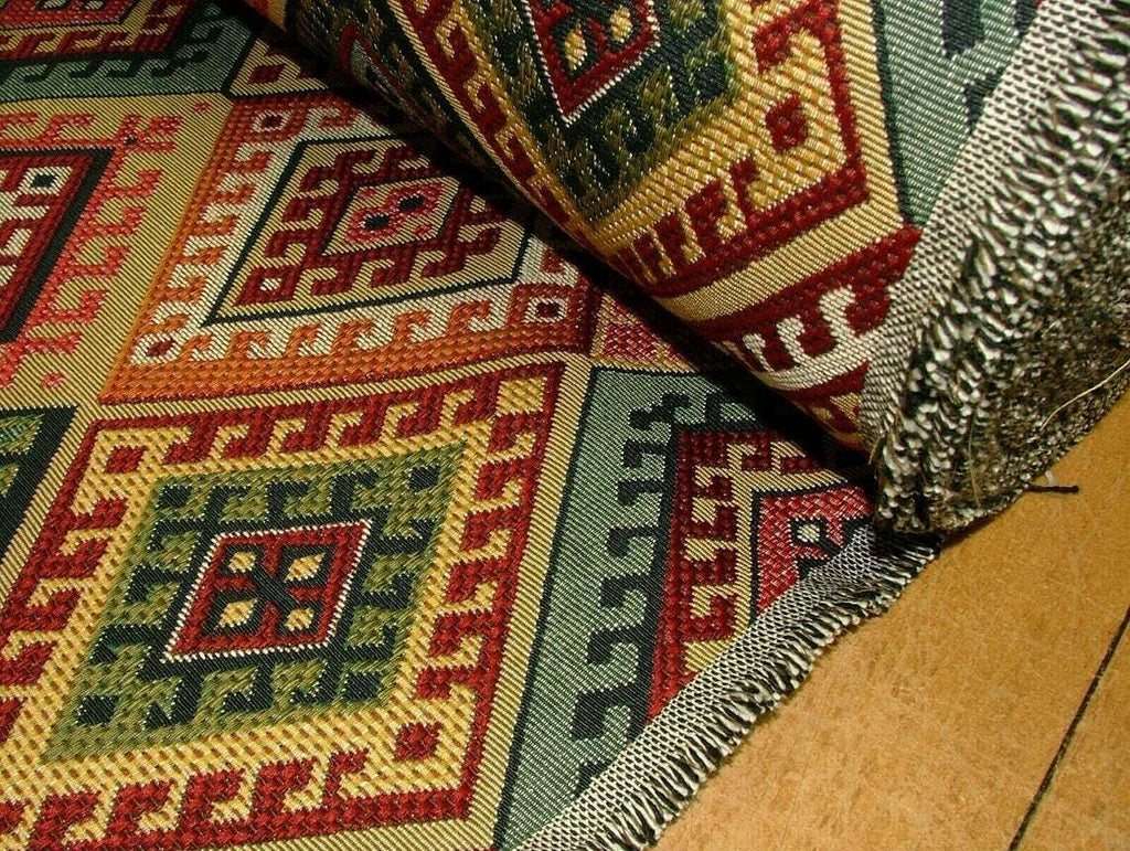 Persian Empire Kilim Extra Thick Tapestry Fabric Curtain Upholstery Cushion Use