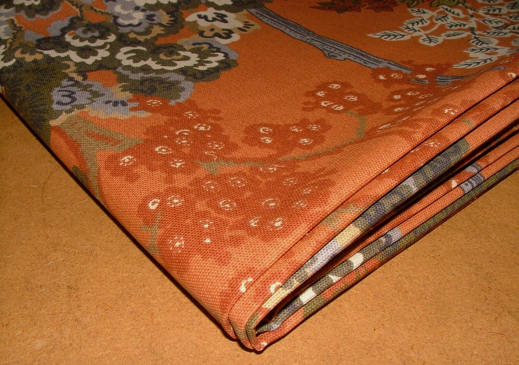 2 Metres iLiv Avar Koi Woven Cotton Fabric Cushion Curtain Upholstery